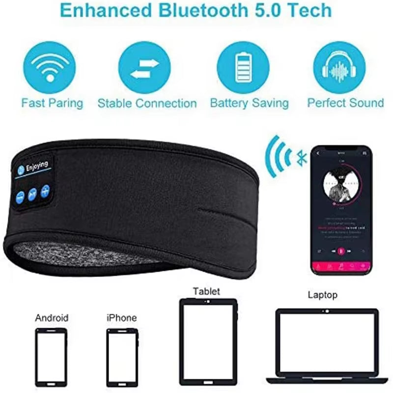 Bandeau écouteurs Bluetooth disponible en plusieurs couleurs